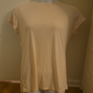 Lorna Jane White Relaxed Short Sleeve Tee